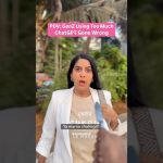 GenZ Using Too Much ChatGPT Gone Wrong | Anisha Dixit | #shorts #chatgpt