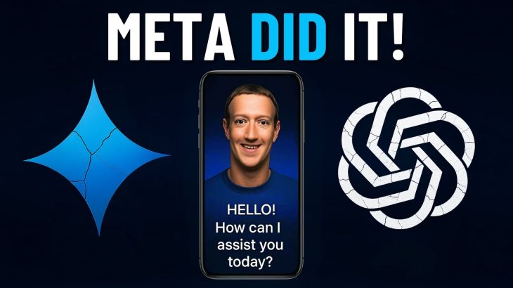 “Meta Just Launched an AI App to Rival ChatGPT & Google Gemini – New Personal AI Assistant!”