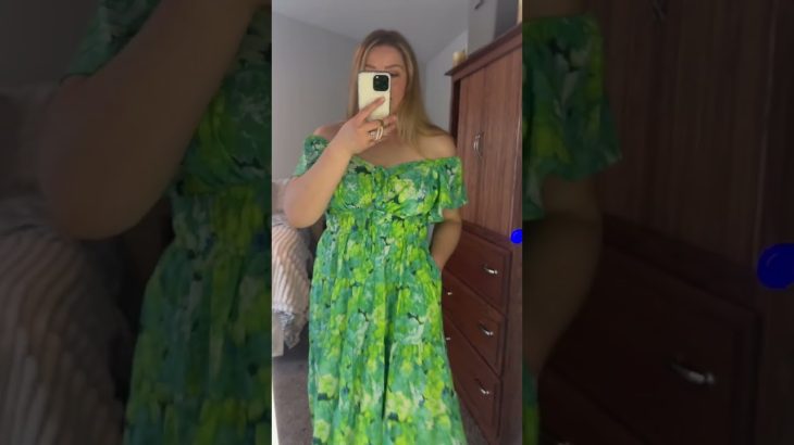 trying different dress colors based on what ChatGPT told me my color analysis was