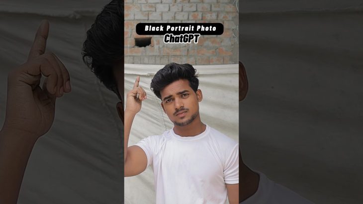 Black Portrait photo ideas🤯😍 || Chatgpt ai photo Editing #chatgpt #aiphotoediting