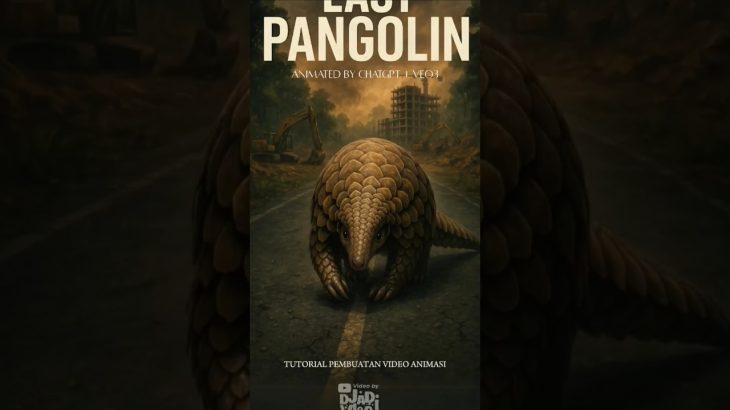 CARA BUAT ANIMASI SEDERHANA DARI #CHATGPT & #veo3  #FYP #ANIMASI #PANGOLIN #SHORTS #ai