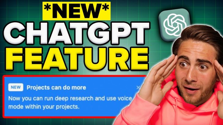 ChatGPT Launched NEW Features That Are INSANE! 🤯 (New Projects Tool)