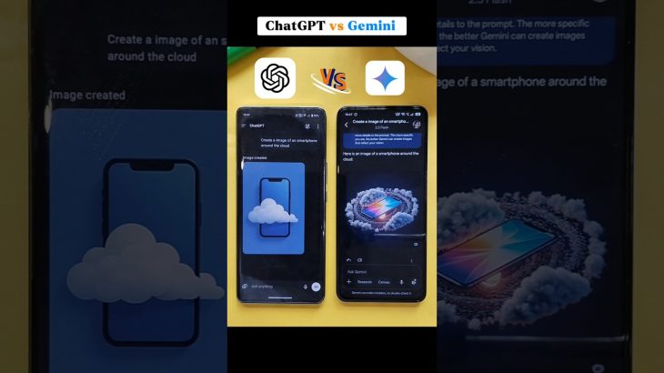 “ChatGPT vs Gemini: The Ultimate AI Showdown” #shorts #chatgpt #gemini