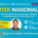 DAY 2 DIKNAS: Keterampilan Dasar Menggunakan ChatGPT untuk Menyusun Soal dan Materi Ajar