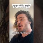 asking chatgpt a question that’s against their terms of service #shorts #comedy #funny