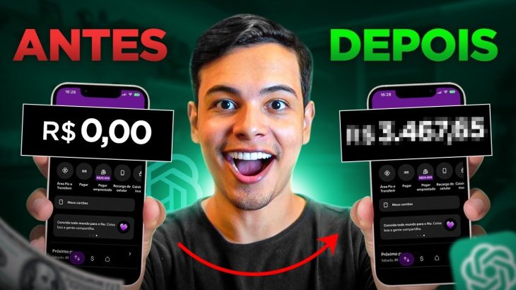 CRIEI UM NEGÓCIO ONLINE EM 24 HORAS COM O CHATGPT ATÉ GANHAR DINHEIRO (Dinheiro online)