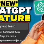 ChatGPT Launched NEW Features That’s Are GAME CHANGERS 👀 (Study & Learn Feature)