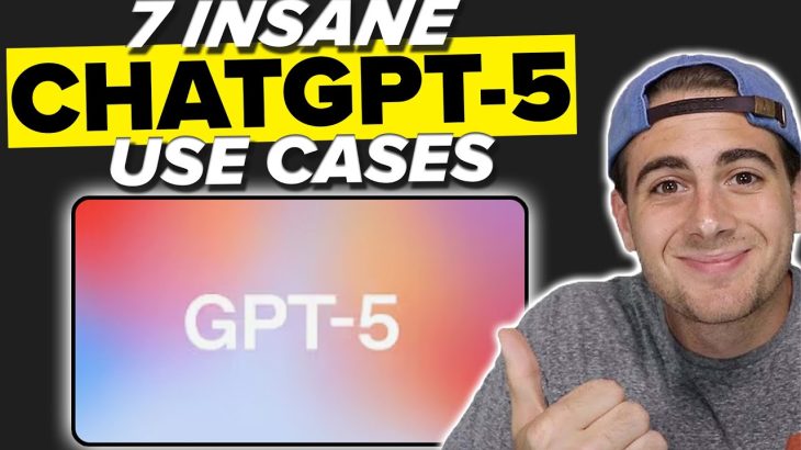 7 MIND BLOWING Use Cases For ChatGPT-5 🤯 (How To Use ChatGPT 5 For Beginners)