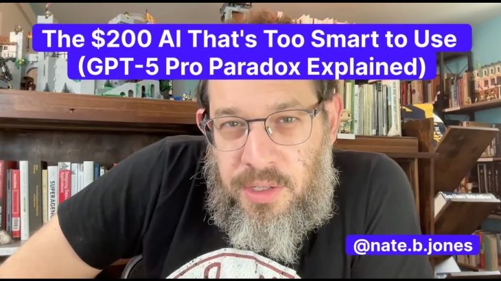 The $200 AI That’s Too Smart to Use (GPT-5 Pro Paradox Explained)