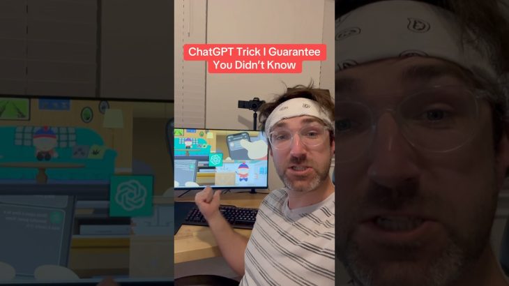 ChatGPT trick I guarantee you didn’t know.