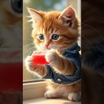【#Kitten ASMR】猫が凍ったマグロを食べてみた🐱❄️　Cat tries frozen tuna 【Ep.2】【#chatGPT活用】