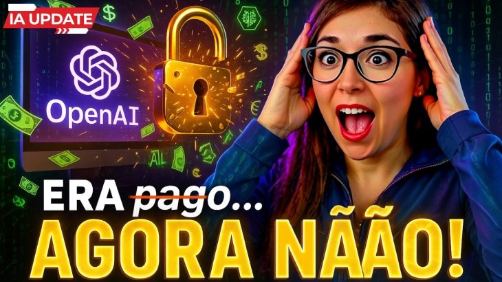O que A OpenAI Acabou De Liberar De GRAÇA! Google, Apple, Anthropic, Perplexity e Muito Mais!