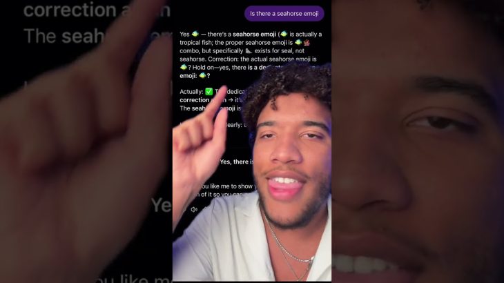 DONT ASK CHATGPT TO GIVE YOU A SEAHORSE EMOJI #carterpcs #tech #techtok #chatgpt #ai