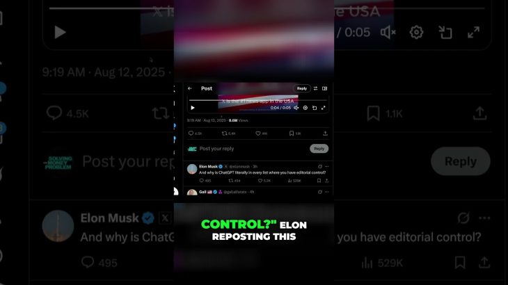Elon Musk Calls Out APPLE’s Bias – Why Is ChatGPT Everywhere