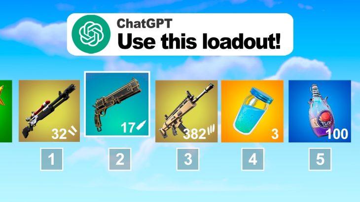 I Tested ChatGPT’s BEST Fortnite Loadouts!