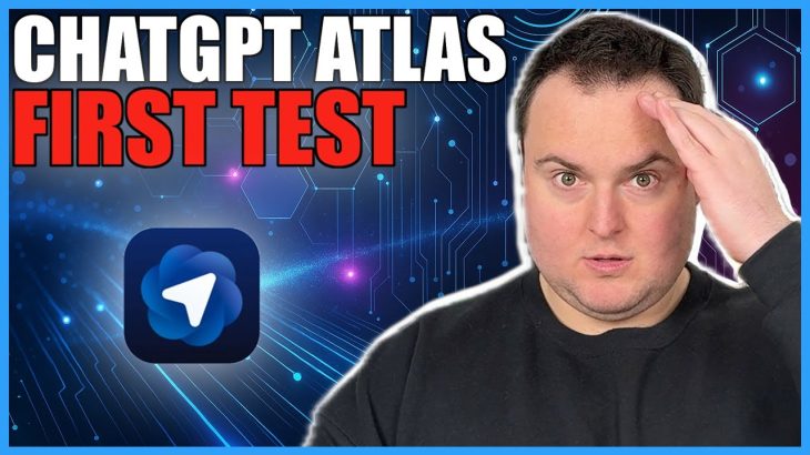 OpenAI Made a Web Browser – ChatGPT Atlas Hands-On Testing!