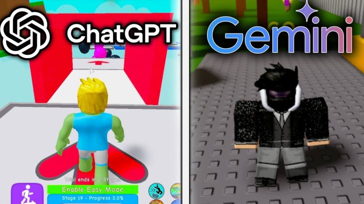 ChatGPT vs Gemini Make Roblox From Scratch