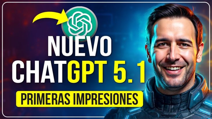 GPT 5.1… ¡Nuevo CEREBRO para CHATGPT! 🤯 Escoge su PERSONALIDAD