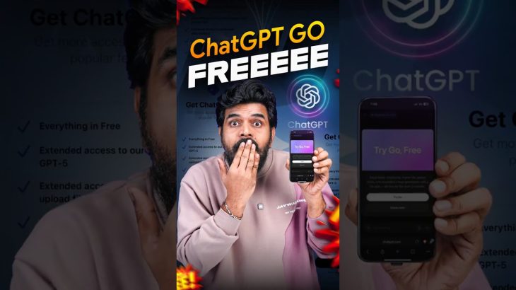 Grab 🥳 ChatGPT GO for Freeee 🆓🤯💥|1 year Free #ChatGPTgo #ChatGPTGoFree #ChatGPTfree #ChatGPTgoSteps